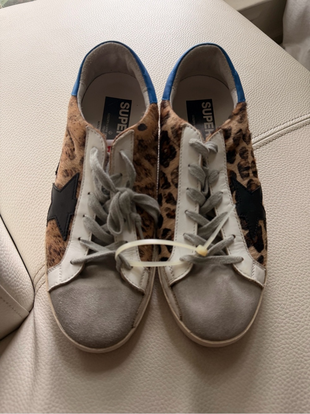 Golden goose Leopard Print Low-Top Sneakers - Brown/Black